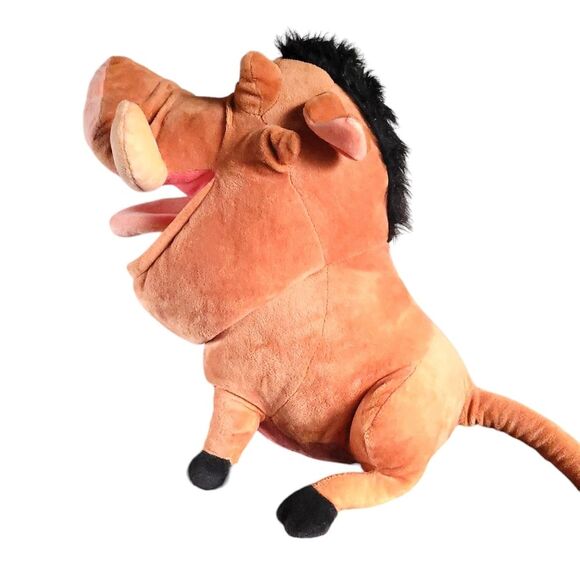 Disney Store Exclusive 14" Pumbaa The Lion King Large Plush Grub Bugs Stamped - Picture 4 of 12